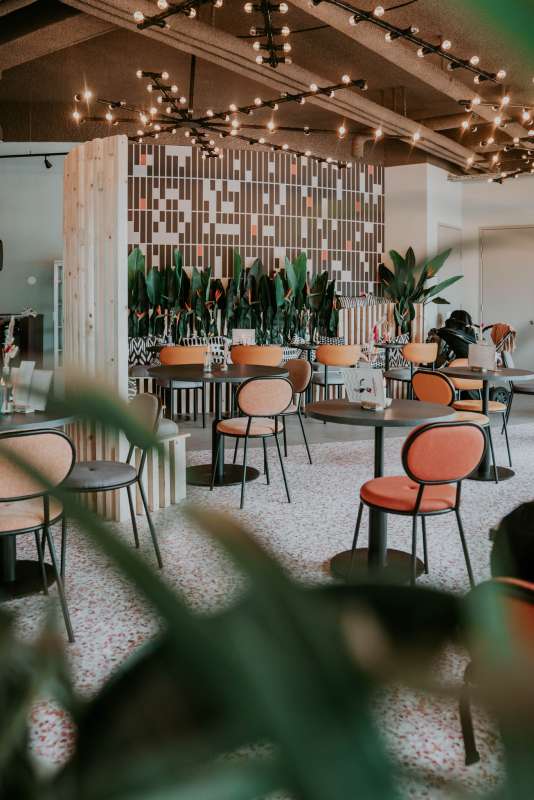 Interieur van Brasserie De Fuut